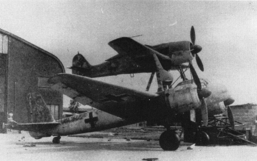 Ju88 Mistelgespann Merseburg 1945
